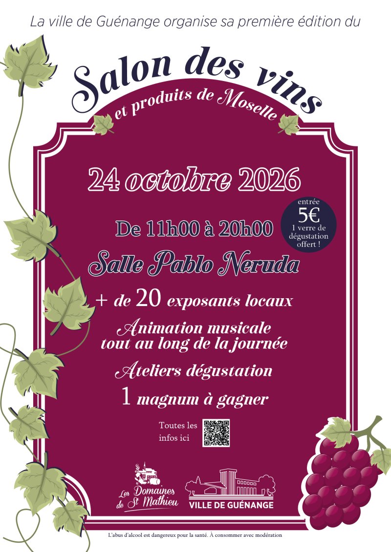 Affiche salon des vins