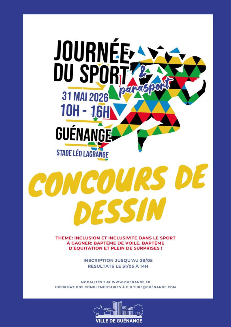 Affiche concours de dessin