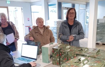 Distribution des colis de fin d’année du CCAS : un bel élan de solidarité à Guénange