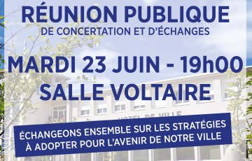 Réunion publique PADD et PLU