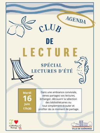 Club lecture à la bibliothèque