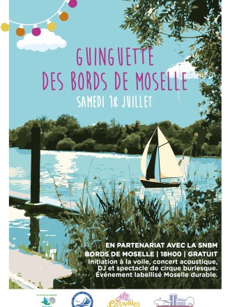 Guinguette des bords de Moselle