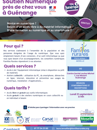 SOUTIEN NUMERIQUE PRES DE CHEZ VOUS