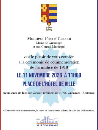 Cérémonie patriotique du 11 novembre