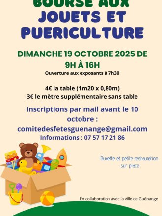 Bourse aux jouets et puériculture