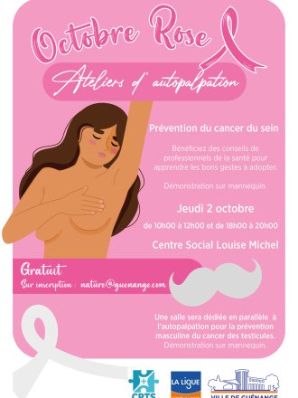 Atelier autopalpation cancer du sein