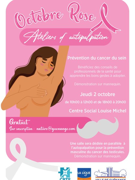 Atelier autopalpation cancer du sein