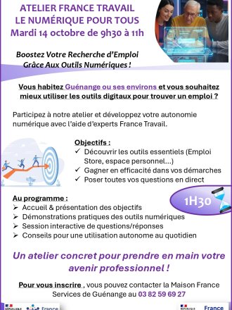 Un atelier concret pour prendre en main votre avenir professionnel !