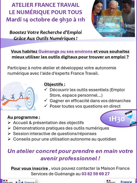 Un atelier concret pour prendre en main votre avenir professionnel !