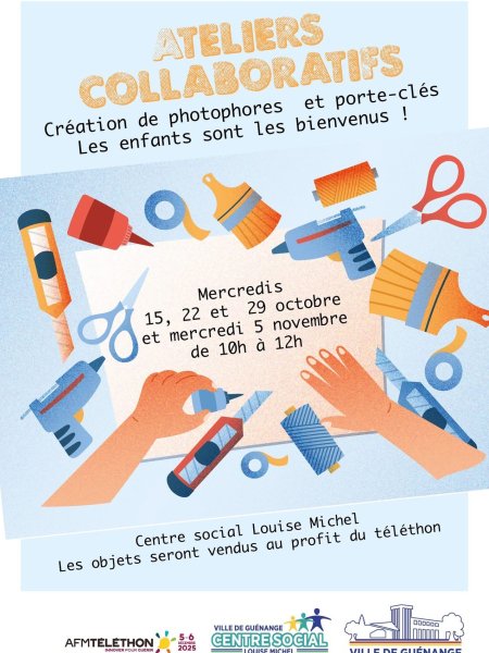 Ateliers collaboratifs au profit du téléthon